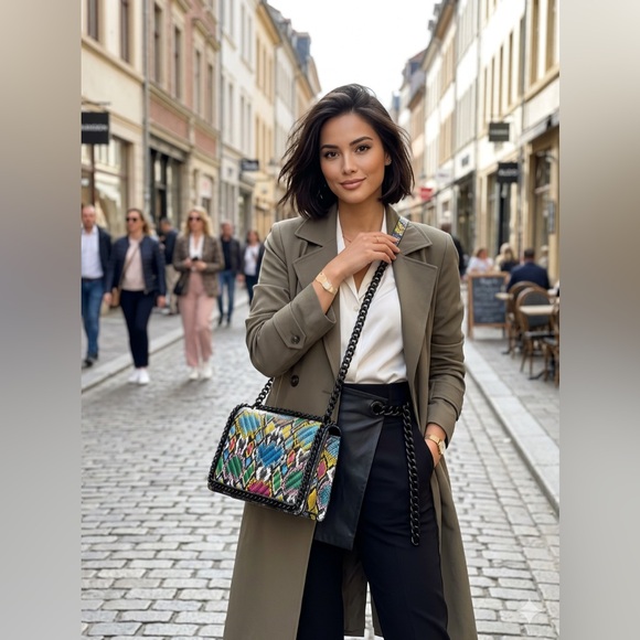 Aldo Handbags - Aldo Greenwood Multicolor Chain Strap Bag